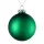 17665.90 - Елочный шар Finery Matt, 10 см, матовый зеленый