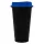 20996.40 - Стакан с крышкой Color Cap Black, черный с синим