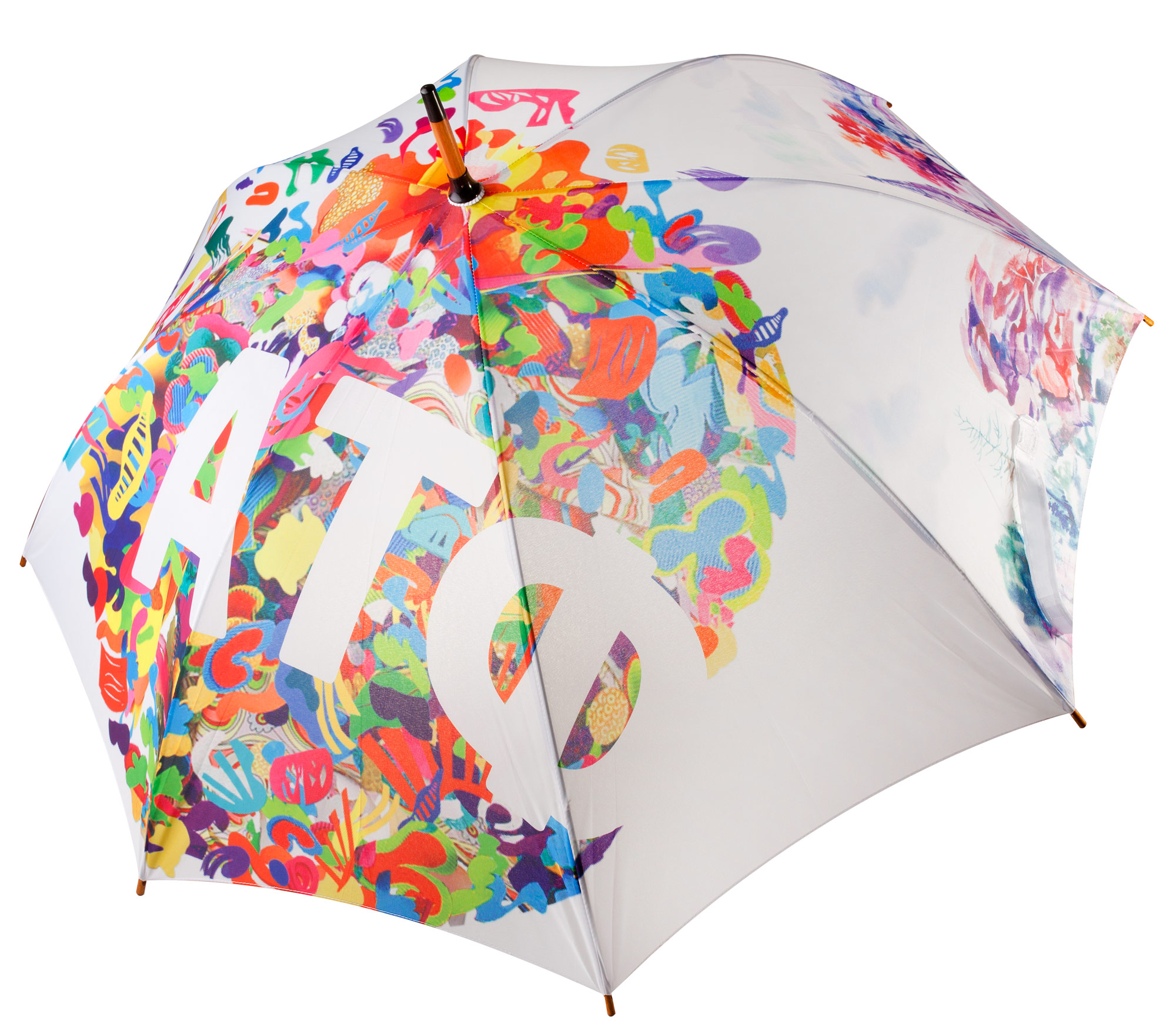 Пример зонта с полноцветной печатью