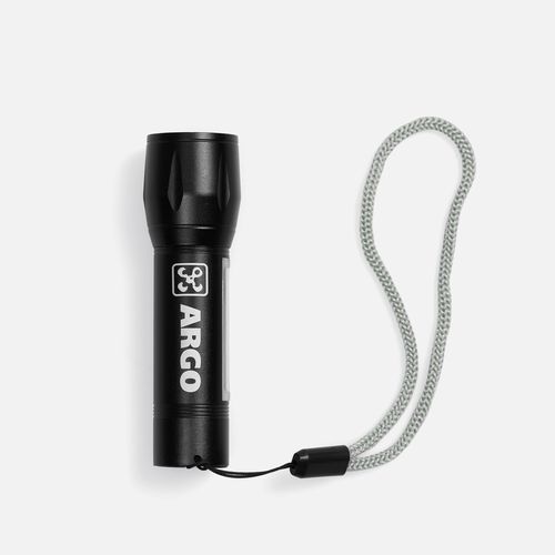 Фонарик аккумуляторный с фокусировкой луча Kirk, черный