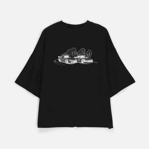 Футболка оверсайз Big Boss, черная