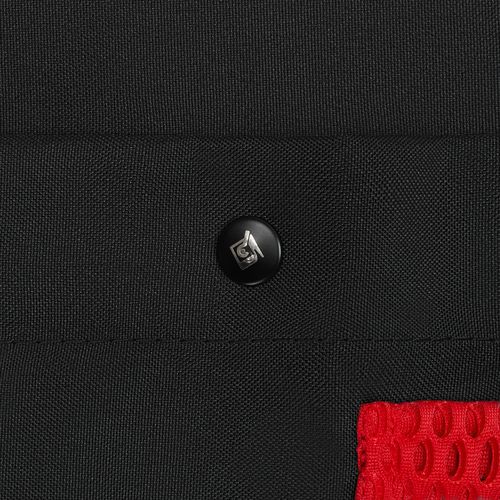 Шопер B3, черный с красными ручками