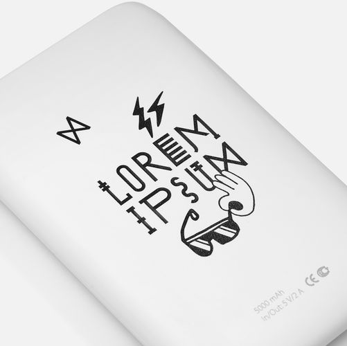 Внешний аккумулятор Fast Trick с Type-C, 5000 мАч, белый