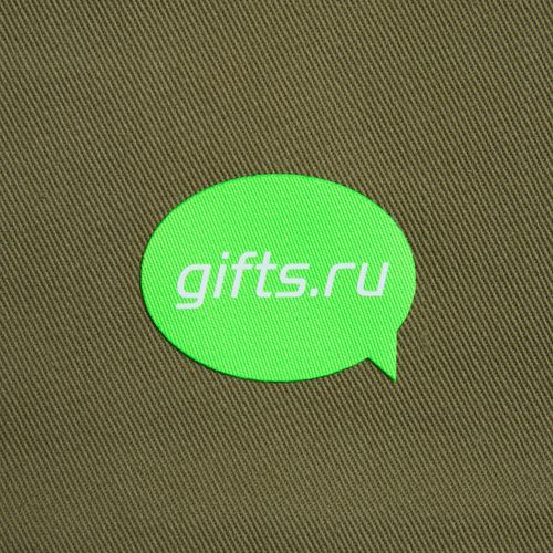 Наклейка тканевая Lunga Bubble, M, зеленый неон