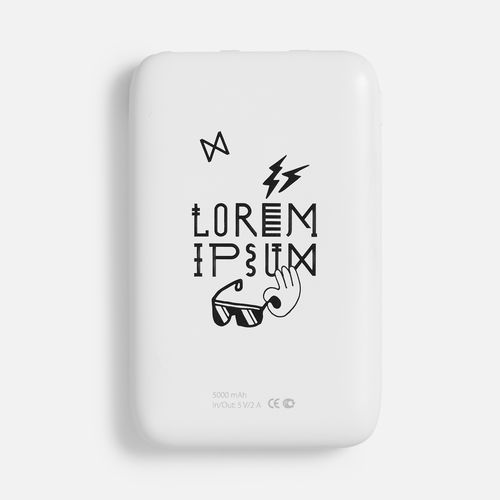 Внешний аккумулятор Fast Trick с Type-C, 5000 мАч, белый