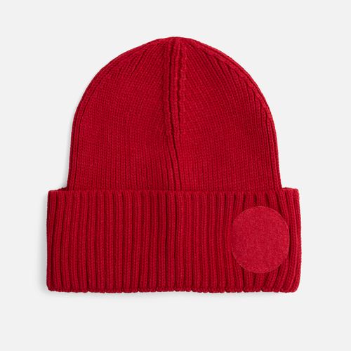 Лейбл из ПВХ Dzeta Round, L, красный