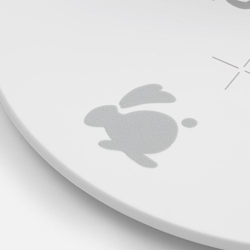 Станция беспроводной зарядки с часами и подсветкой GlobeBee, белая