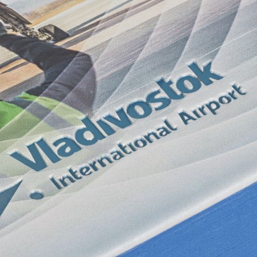 Ежедневник Butterfly, недатированный, белый с синим