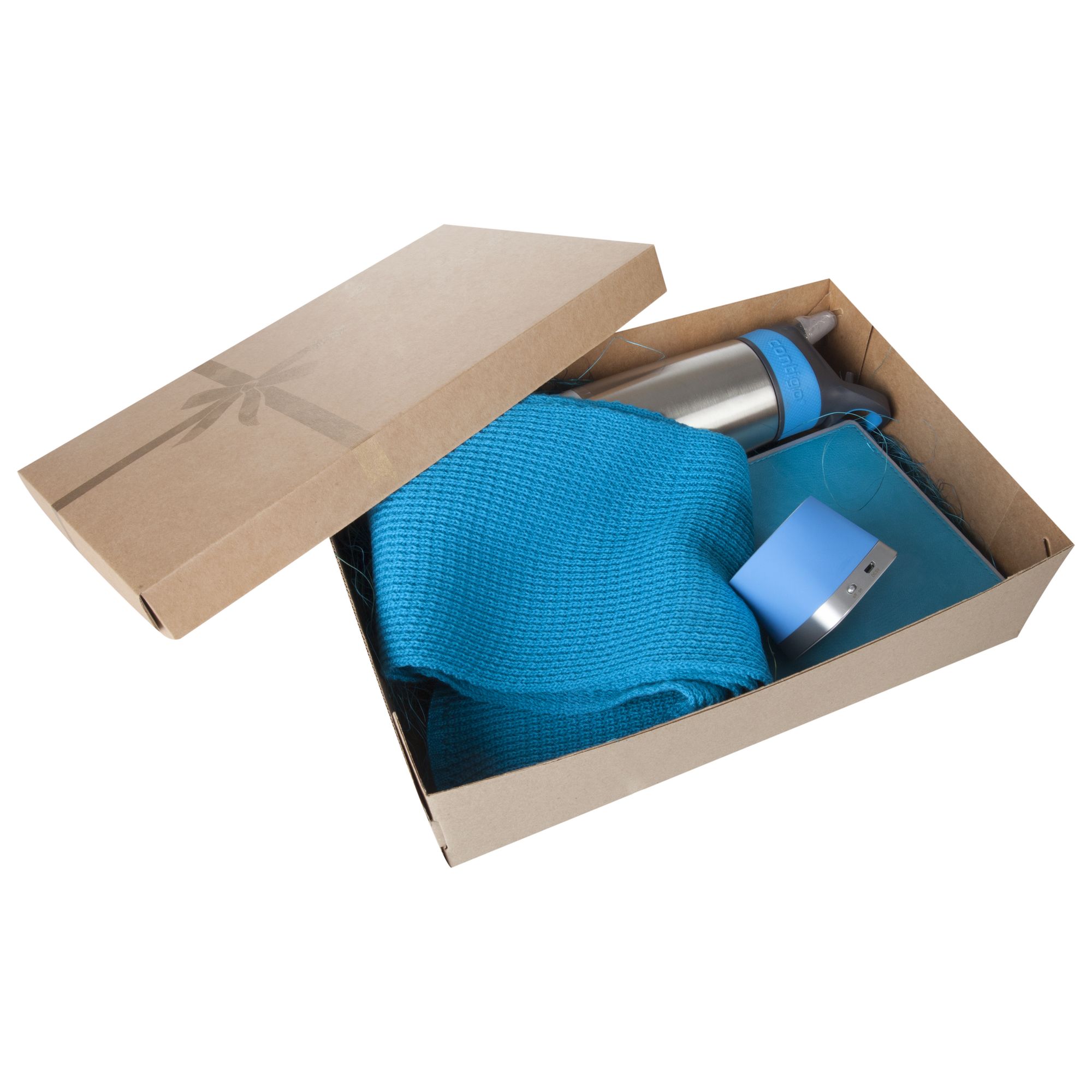 Коробка подарочная «Крафт», самосборная, средняя