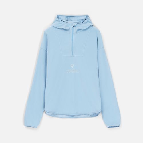 Анорак флисовый унисекс Fliska, голубой