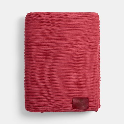 Плед Quill, красный (коралл)