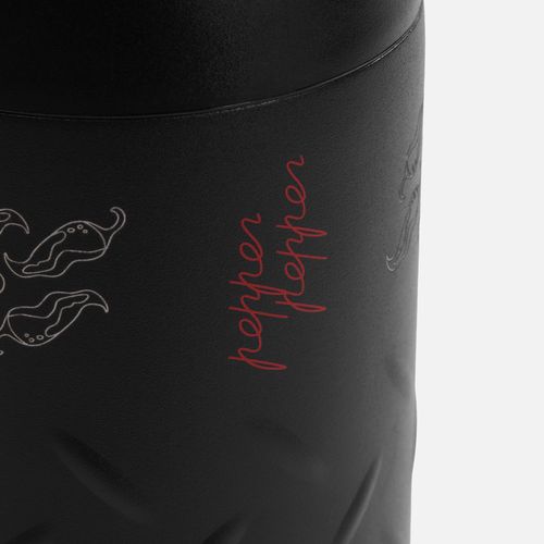 Термостакан Hard Work, черный