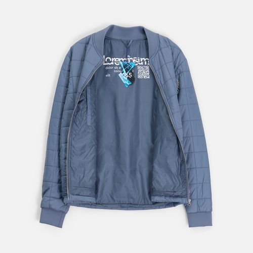 Куртка унисекс Warmbridge, синяя (джинс)