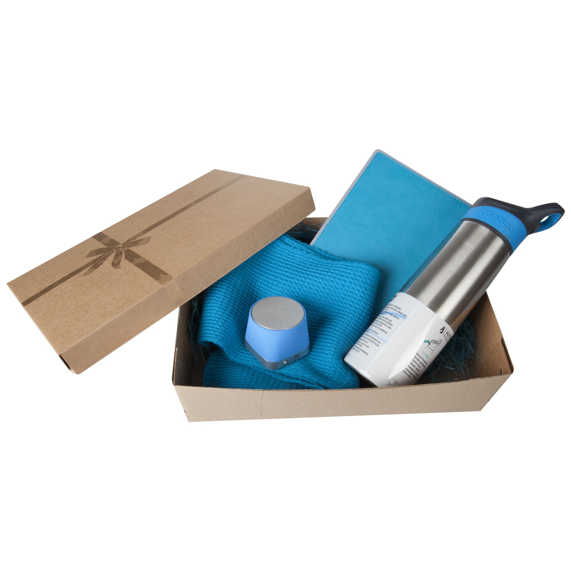 Коробка подарочная «Крафт», самосборная, средняя