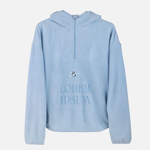 Анорак флисовый унисекс Fliska, голубой