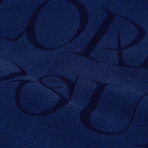 Анорак флисовый унисекс Fliska, темно-синий