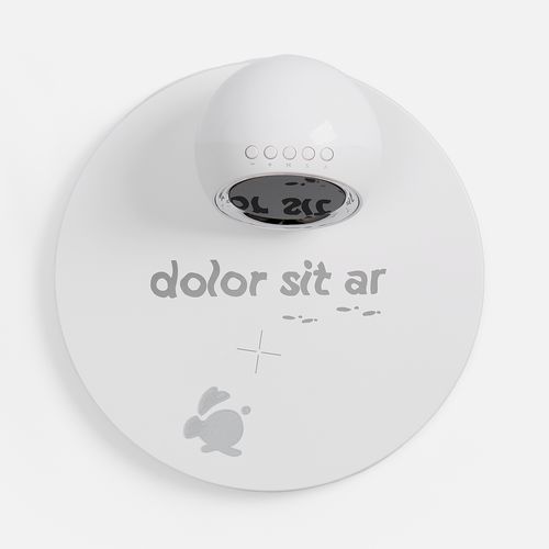 Станция беспроводной зарядки с часами и подсветкой GlobeBee, белая