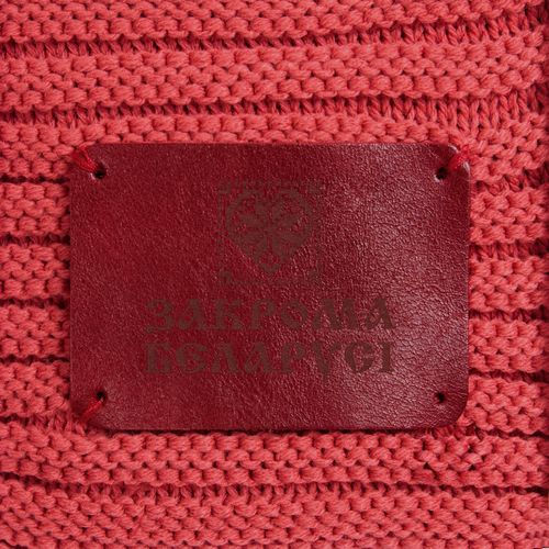 Плед Quill, красный (коралл)