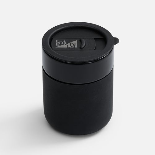 Кружка Nabo с силиконовым держателем, черная