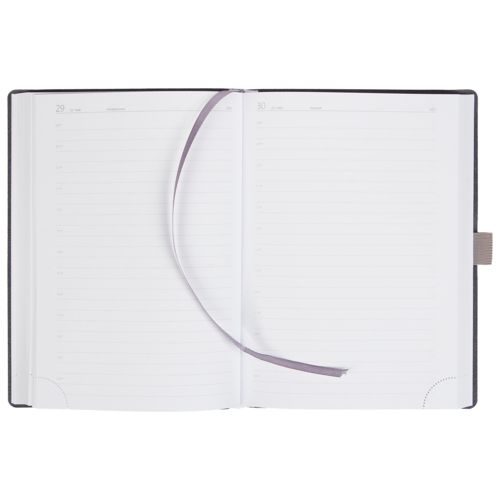 Ежедневник Flex Brand, датированный, серый