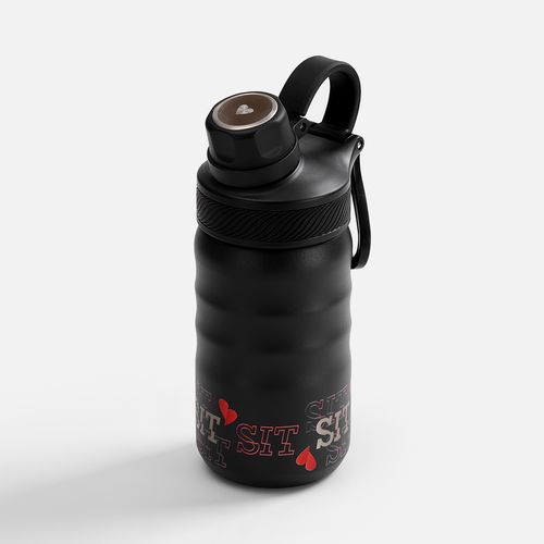 Термобутылка Fujisan 2.0 без логотипа, черная