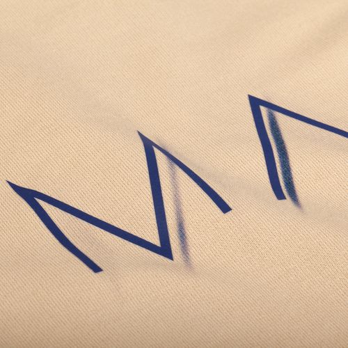 Футболка оверсайз с двойным рукавом Kosmos, бежевая