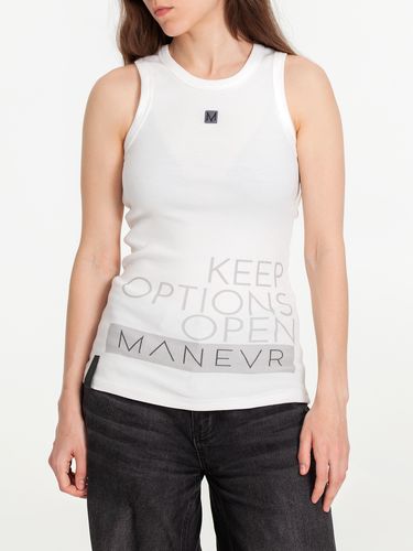 Майка унисекс Neofit, молочно-белая