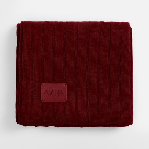 Лейбл кожаный Beta, XL, красный