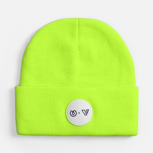 Лейбл из ПВХ Dzeta Round, L, белый