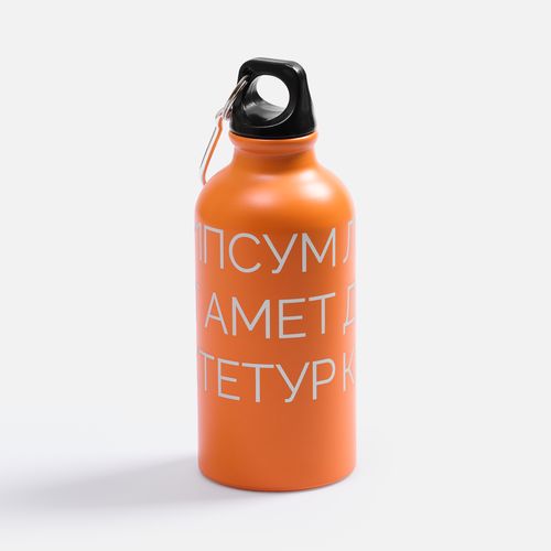 Бутылка для воды Funrun 400, оранжевая