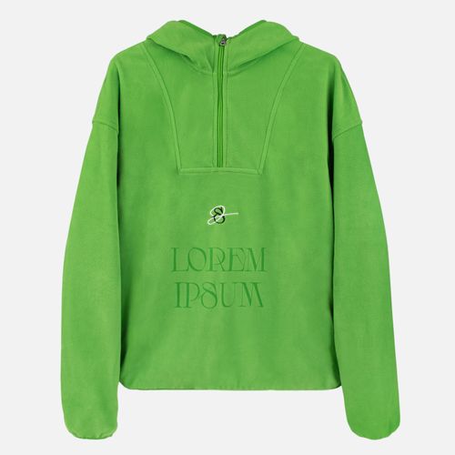 Анорак флисовый унисекс Fliska, зеленое яблоко