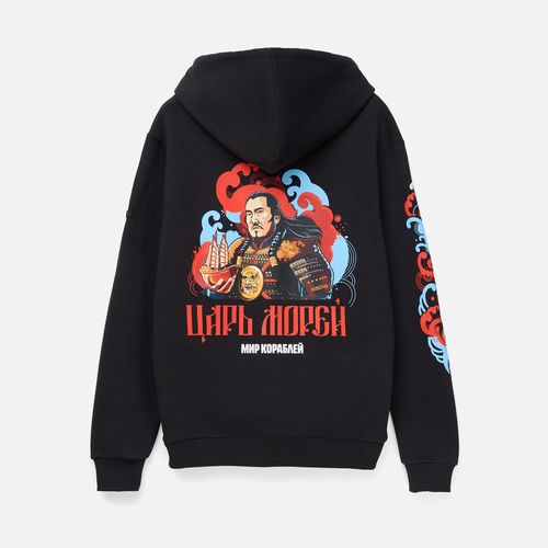 Толстовка на молнии с капюшоном Siverga Heavy 2.0, черная