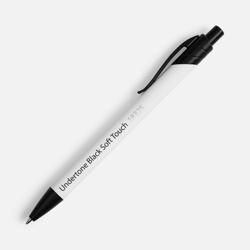Ручка шариковая Undertone Black Soft Touch, белая