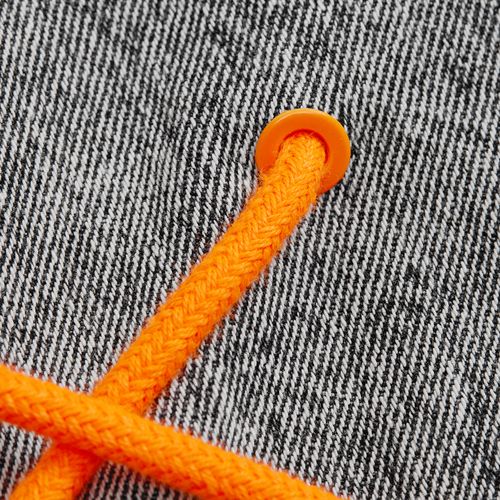 Круглый шнур Lasso M, оранжевый неон, 70 см