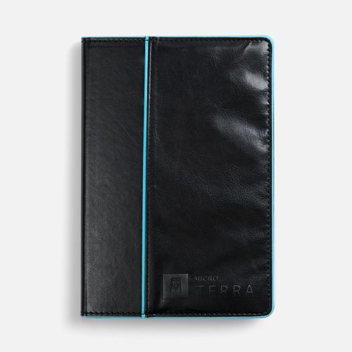 Ежедневник Alanis, недатированный, черный с красным