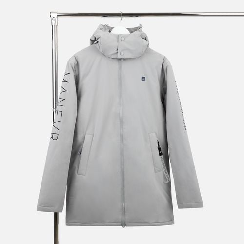 Куртка-парка унисекс Sfera, светло-серая