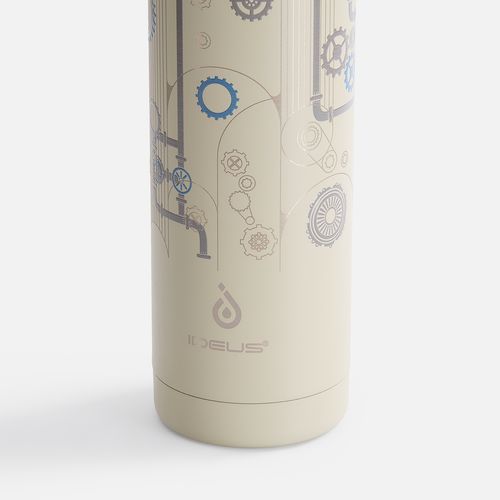 Термобутылка Tateyama, серо-бежевая