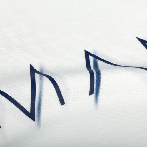 Футболка оверсайз с двойным рукавом Kosmos, молочно-белая