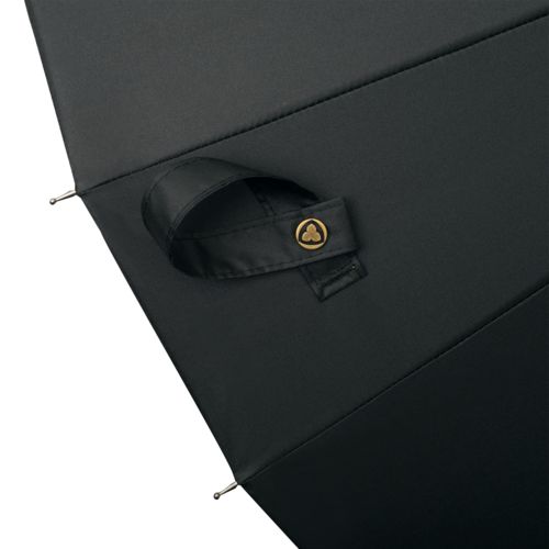 Зонт-трость Ella, черный с бронзовым