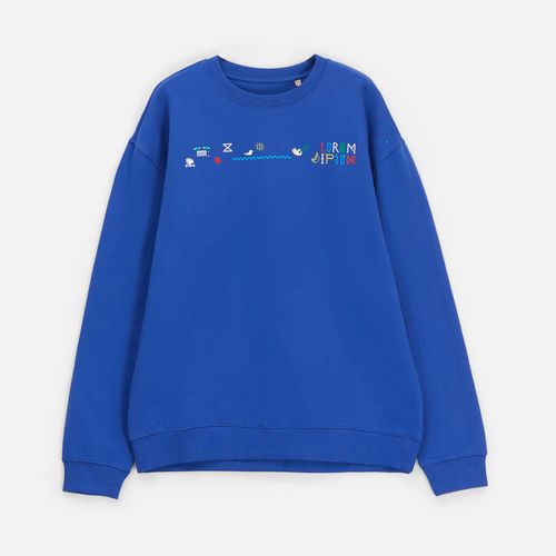 Свитшот унисекс Columbia, ярко-синий