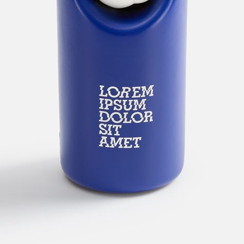 Бутылка с антистрессом Footballer, синяя