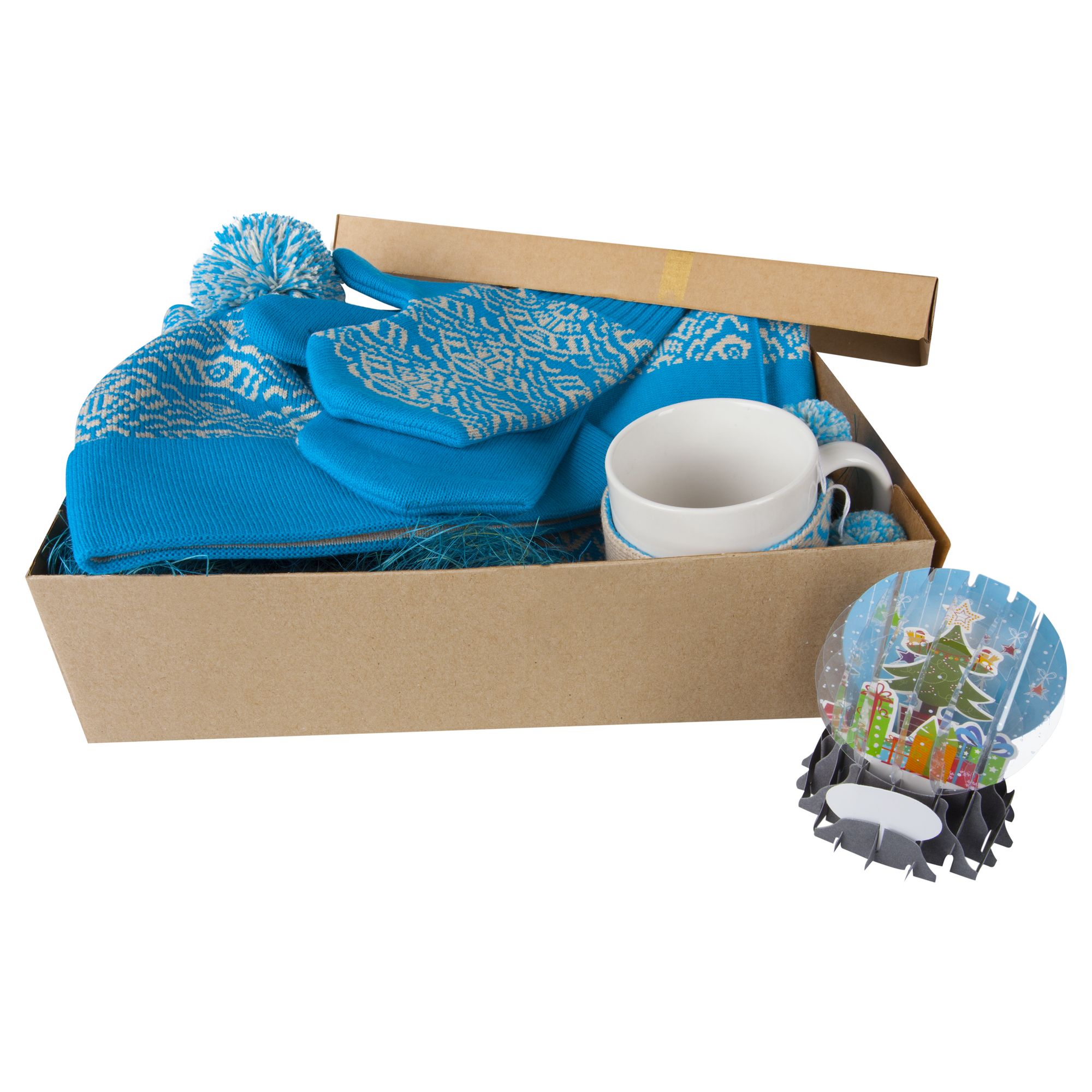 Коробка подарочная «Крафт», самосборная, средняя