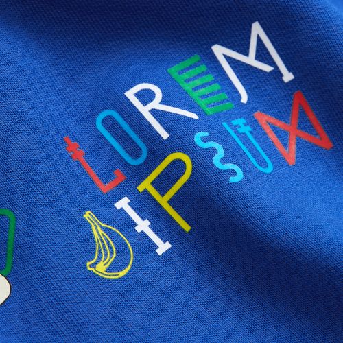 Свитшот унисекс Columbia, ярко-синий