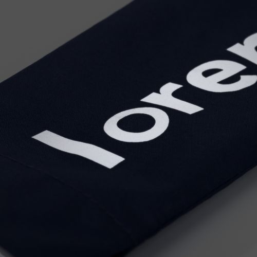 Зонт наоборот складной Futurum со светоотражающим кантом, темно-синий