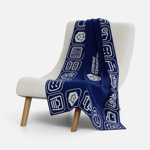 Плед на заказ Tricksy Net, 2 цвета, S, акрил