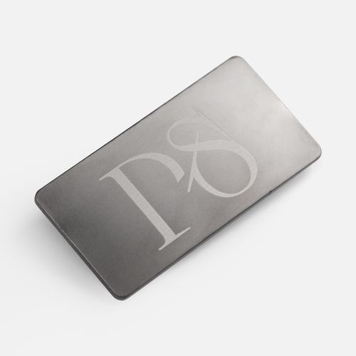 Значок Sanga Matto, серый металлик