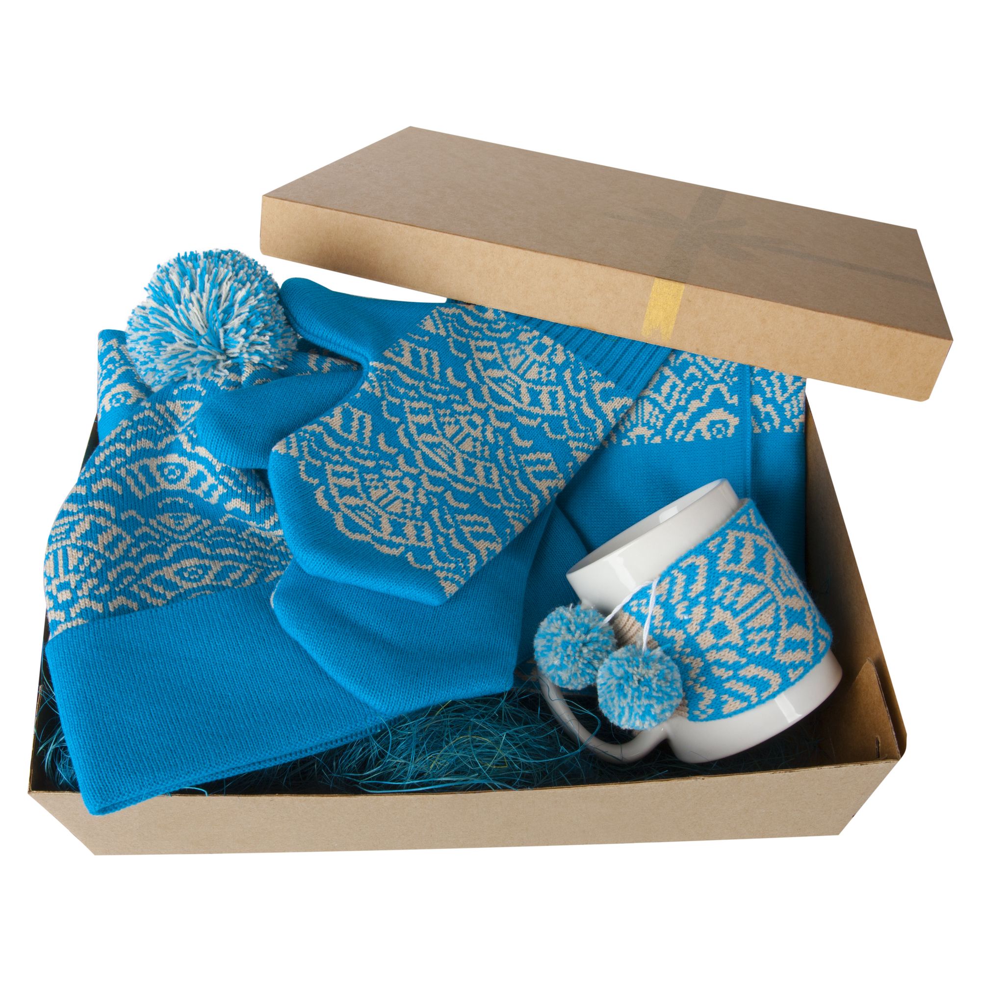 Коробка подарочная «Крафт», самосборная, средняя