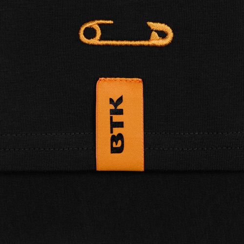 Лейбл тканевый Epsilon, S, оранжевый