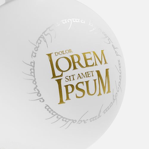 Елочный шар Finery Matt, 8 см, матовый белый