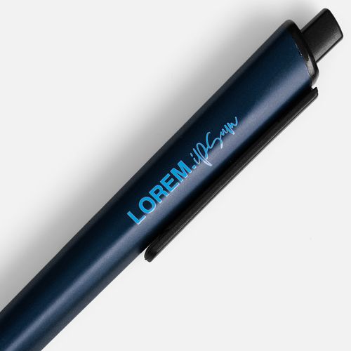 Ручка шариковая Informa, металлик, темно-синяя